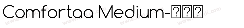 Comfortaa Medium字体转换